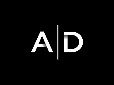 A | D brand identity logo mark