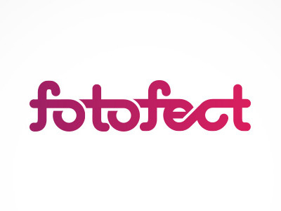 Fotofect brand identity logo mark typography
