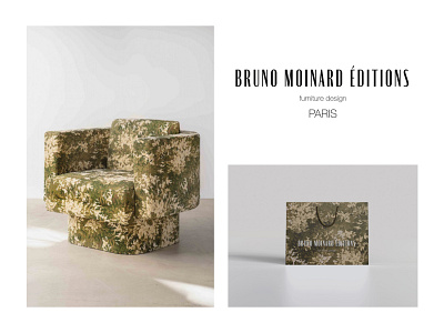 Catalog and package design for Bruno Moinard Éditions