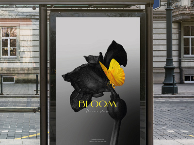 BLOOM. flowers shop bags brand identity branding business cards design graphic design identity logo packaging poster typography ui visual identity