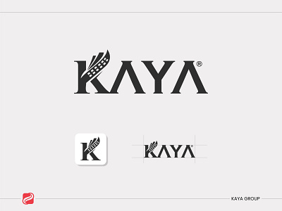 Kaya Group Logo design icon illustration illustrator logo minimal studio web