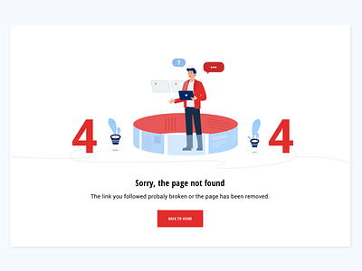 404 page 404 error page 404page design graphic design illustration ui uidesign uiux web design