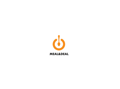 Meal&Deal app design branding food identity logo