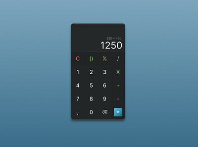 Calculator app design app app design calculator mobile app ui ui design uiux ux ux design