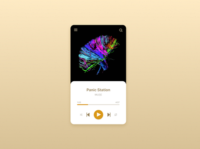 Music Player App app design mobile app music player app ui ui design ux ux design