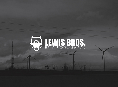 Lews Bros. Environmental | Logo design flat icon illustration logo minimal