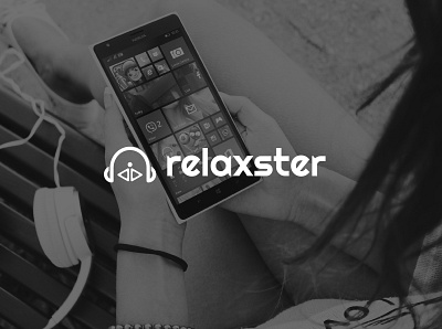 relaxster | Logo design illustration logo minimal