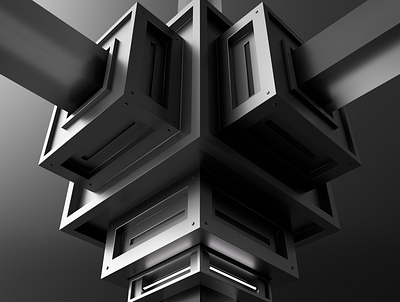 3D Cube 3d branding cinema4d design illustration logo motion graphics octane ui ux ux3dassets vector