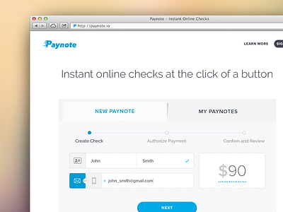Paynote - Instant Online Checks