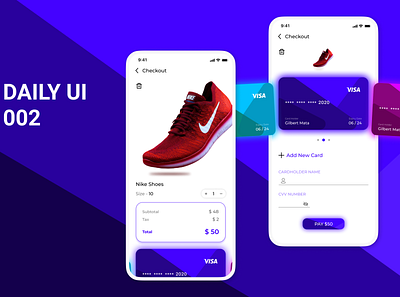 Daily UI 002 - credit card checkout daily ui dailyuichallenge design ui ux