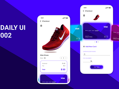 Daily UI 002 - credit card checkout