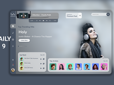 Daily UI 009 - Music Player