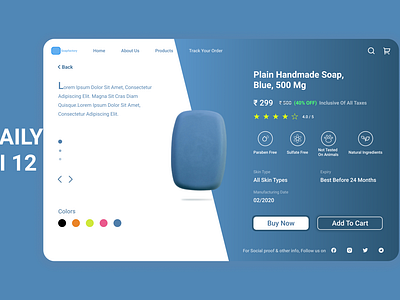 Daily UI 012 - Ecommerce web