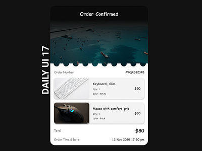 Daily UI 017- Email Receipt