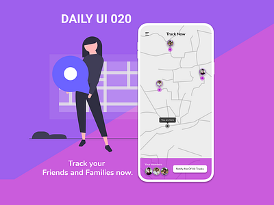 Daily UI 020 - Location Tracker