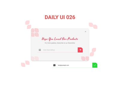 Daily UI 026 - Subscribe daily 100 daily 100 challenge daily ui daily ui 026 daily ui challenge daily100challenge dailyui dailyuichallenge design ui ux