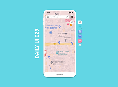 Daily UI 029 - Map daily 100 daily 100 challenge daily ui daily ui challenge daily100challenge dailyui dailyuichallenge design map maps ui ux