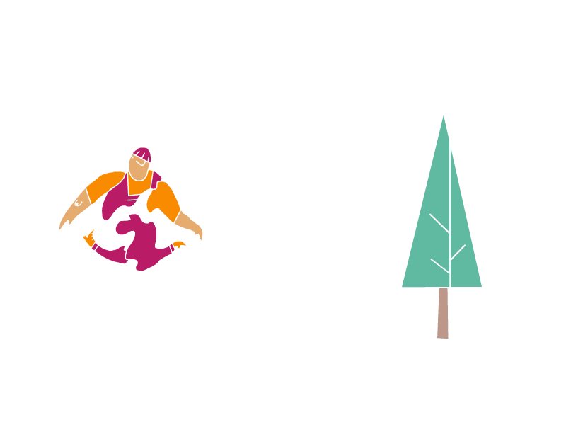 tree men [gif] 2d animation cel character gif lumberjack men tree