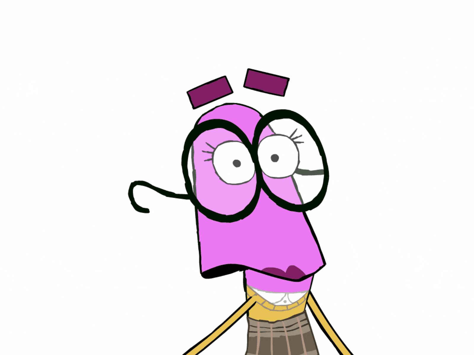 eleanor smartypants 2d animation cartoon cel character education eleanor flash gif motion motion graphics netflix smartypants storybots