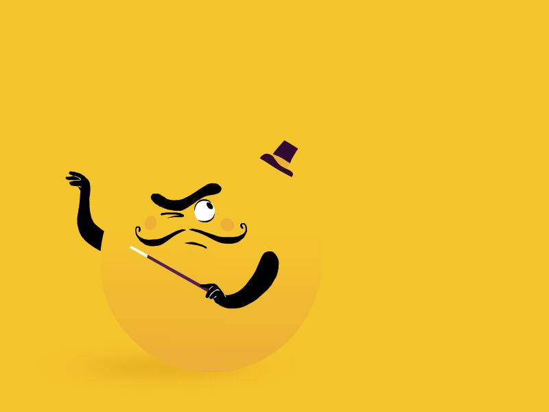 magician angry gifs animated acting animation happy dribbble motion animator character 2d henrique barone graphics magicians wands