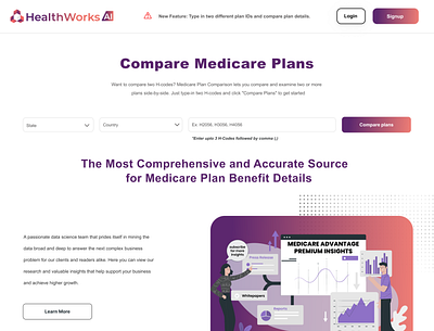 Health Works Ai Landing Page landing page u i ux design