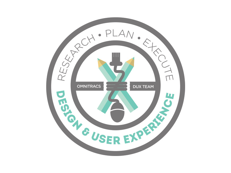 Department Logo WIP R2 logo branding illustration icons seal mark dux ux ue ia
