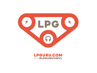 LP Guru graphic branding illustration logo