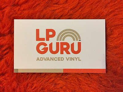 LP Guru Business Card branding business card logo print