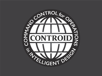 CONTROID Design's Logo branding controid controid design emblem emblem logo illustration logo