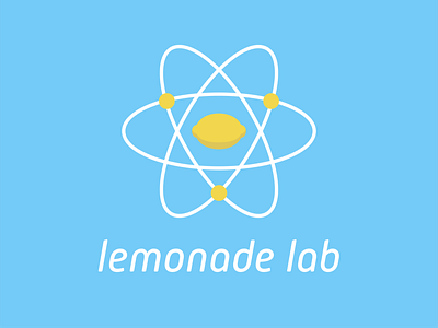 Lemonade Lab Logo Concept 2 branding controid controid design illustration illustrative logo lemonade logo logo design