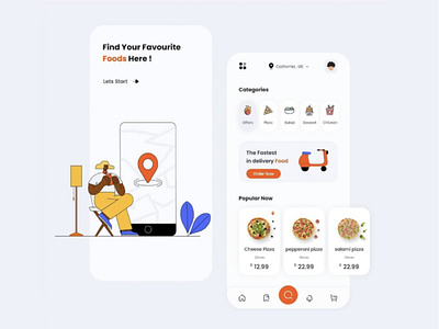 📌This is a #concept for Food Delivery Application