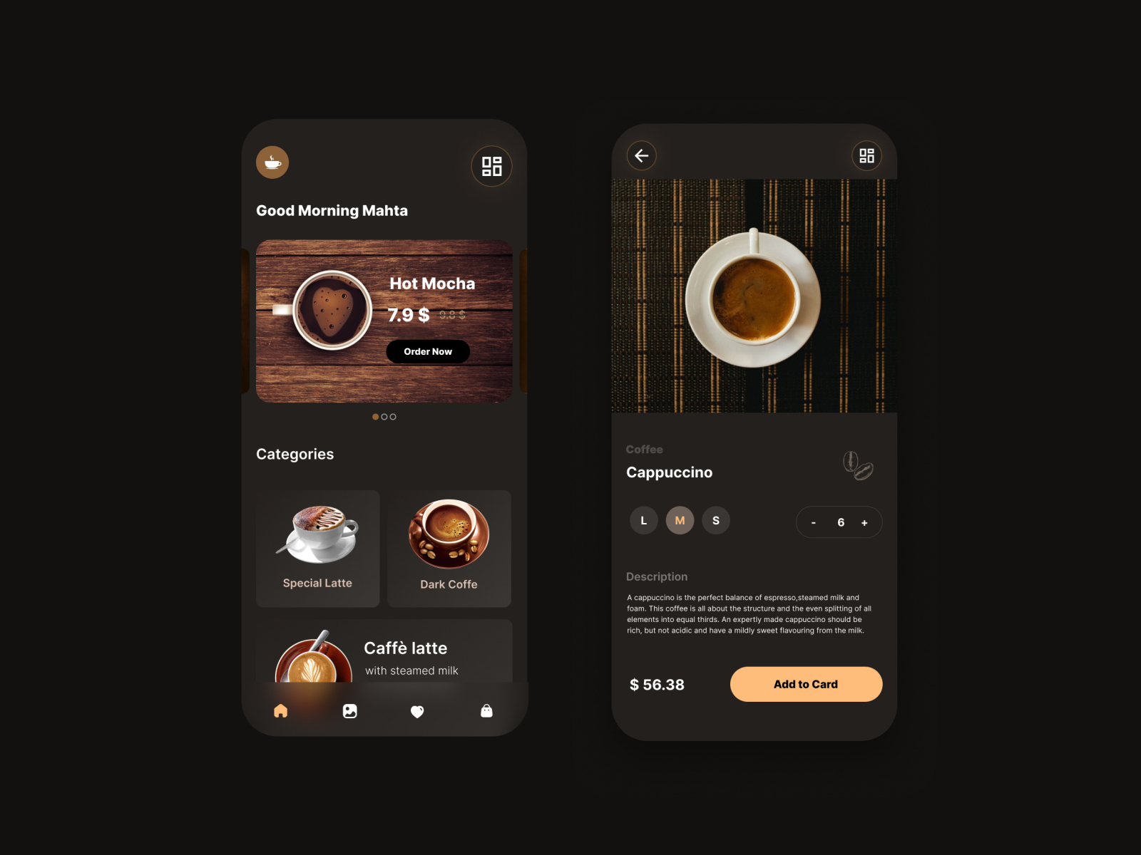 CoffeeShop by Mahtaa on Dribbble