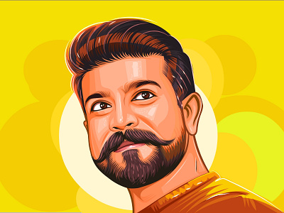 Ram Charan vector art