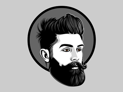 Vector art art art book avatar beard branding design flat graphic icon illustration ios logo mascot logo minimal portait portrait design portrait illustration vector vector art vector artwork