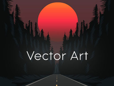 Art branding design flat graphic illustration landscape poster road trip vector vector artwork website