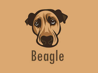 Dog beagle dog dog art dog logo dog vector flat graphic illustration mascot character mascot design portait portrait illustration vector vector art vector artwork