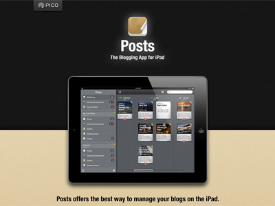 Posts Site app ios ipad posts site web