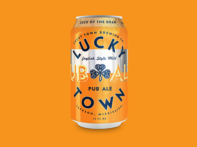 Lucky Town Pub Ale Can beer beer can beers brew can craft craft beer lucky town pub ale