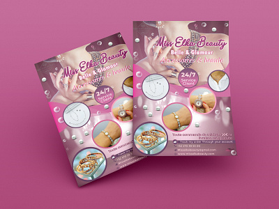 Beauty Flyer Design massage therapy