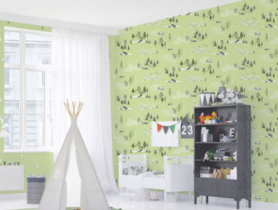 Giấy dán tường màu xanh - green wallpaper architecture furniture giaydantuong homedecor interior wallpaper