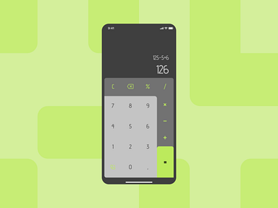 calculator app, redesign app ui