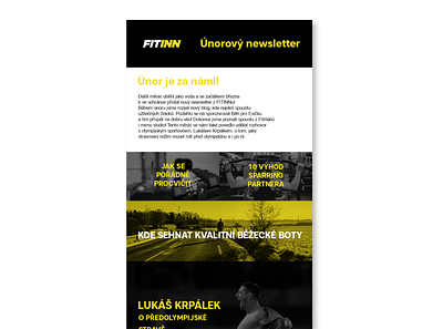 Fitinn, emailing newsletter design graphic design mailing online