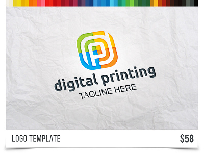 Digital Printing black cmyk color creative cyan design digital logo magenta printing process yellow