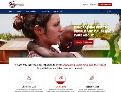 615 ourreach css3 html5 photoshop php responsive website