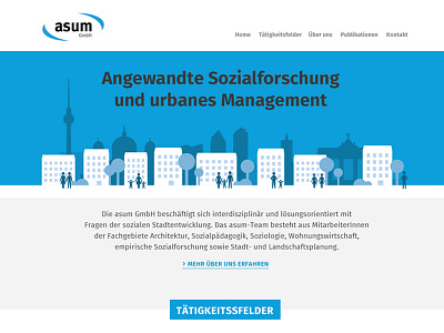 Berlin Skyline berlin blue city header skyline urban website