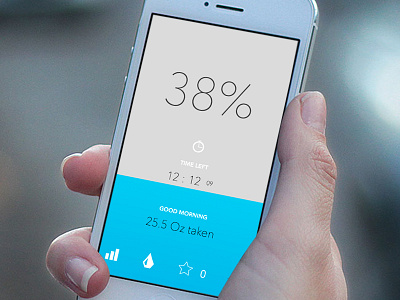 Water daily App app blue habit intake ios iphone app mobile oz tracker water water daily