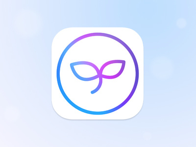 SeeD App Icon app goal habit habits icon ios ios7 iphone leaf logo seed