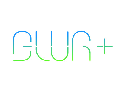 Blur+ blur icon line logo minimalist