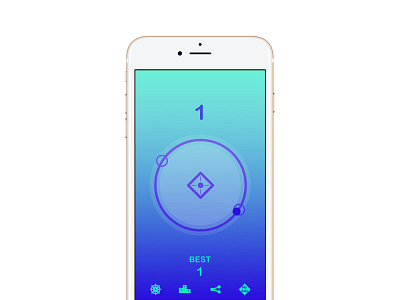 Just Orbit appstore circle colour dot games gradient ios iphone line minimalist orbit tap
