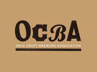 Ohio Craft Brewers Association beer craft beer letterpress ohio wip woodtype
